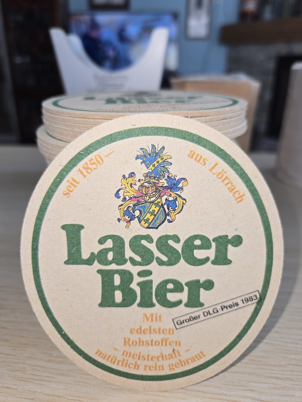Lasser Bier Bar Coaster